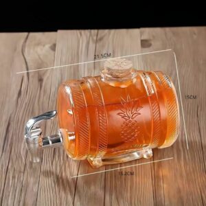 Fût en verre avec robinet pour rhum arrangé – Image 3