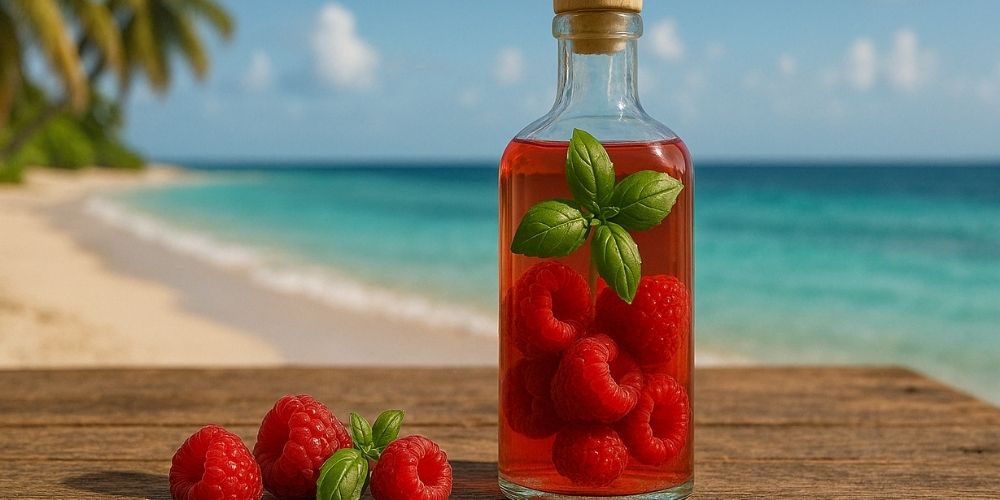 Rhum arrangé framboise basilic : notre recette