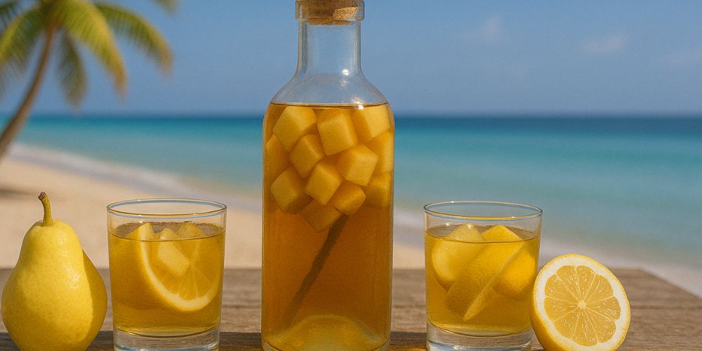 Rhum arrangé poire citron : notre recette