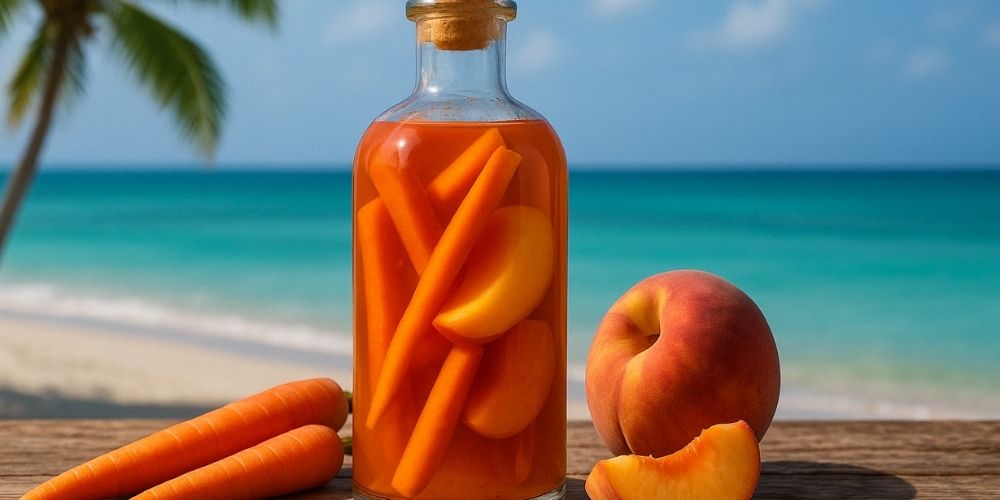 Rhum arrangé carotte pêche : notre recette