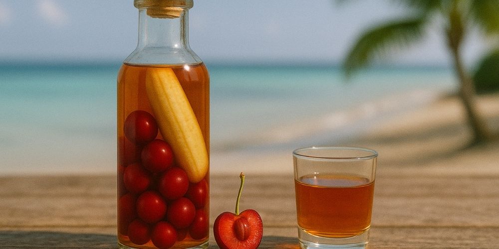 Rhum arrangé cerise banane : notre recette