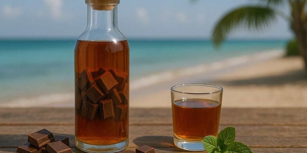 Rhum arrangé chocolat menthe : notre recette