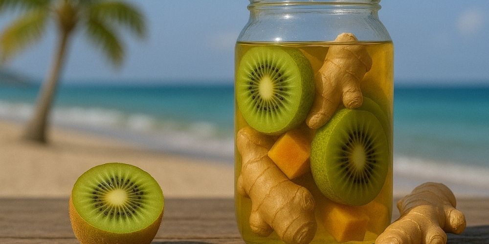 Rhum arrangé kiwi gingembre : notre recette