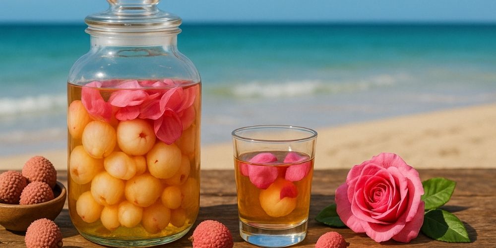Rhum arrangé litchi rose : notre recette
