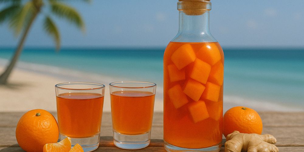 Rhum arrangé mandarine gingembre : notre recette