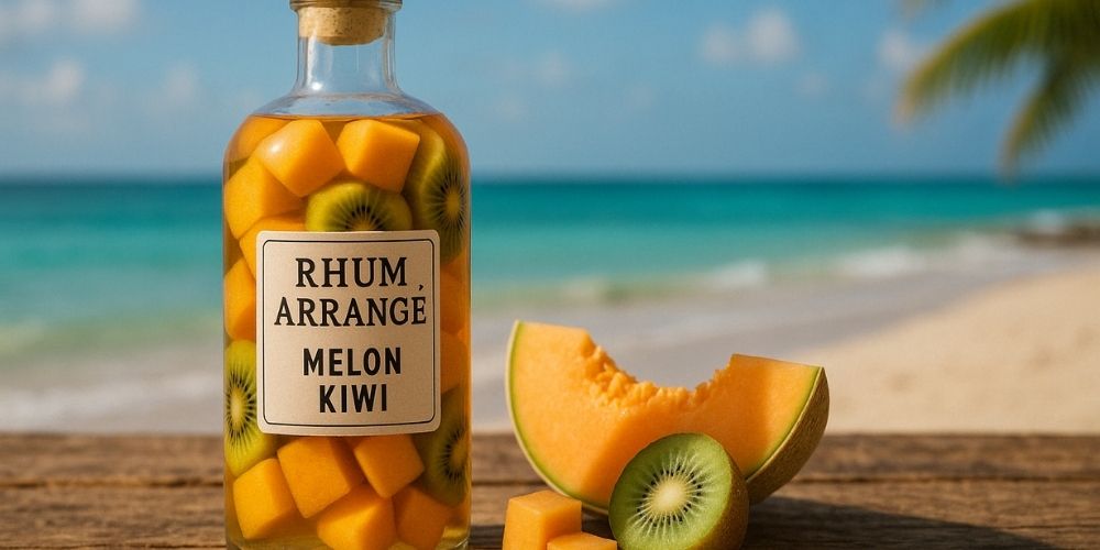 Rhum arrangé melon kiwi : notre recette
