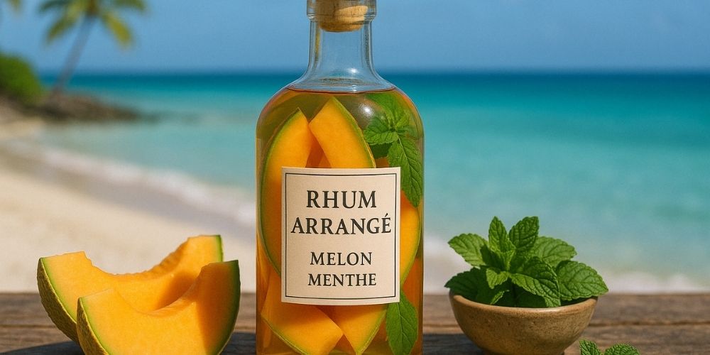 Rhum arrangé melon menthe : notre recette