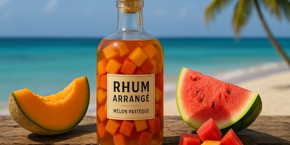 Rhum arrangé melon pastèque : notre recette