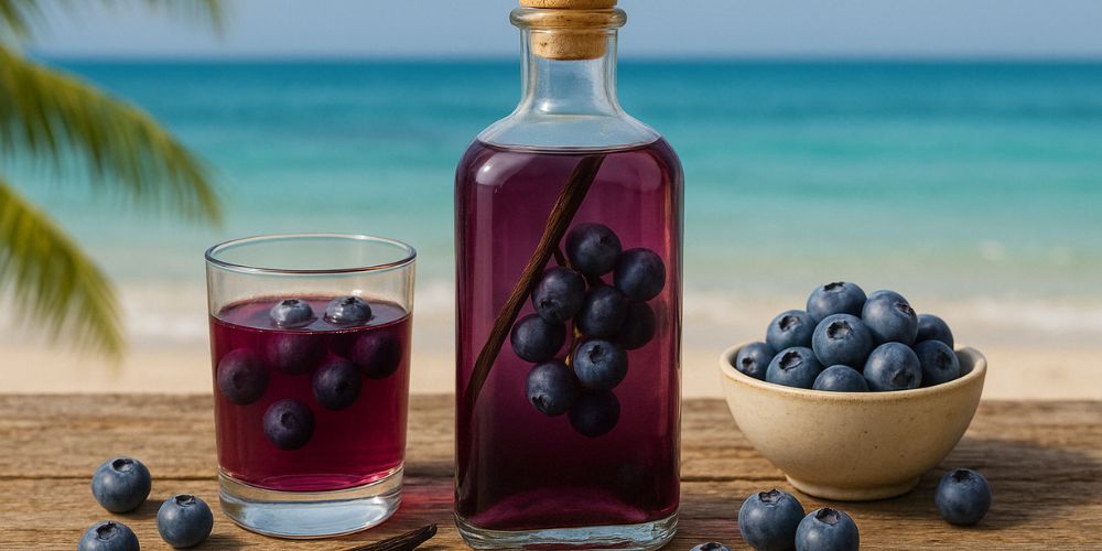 Rhum arrangé myrtille vanille : notre recette