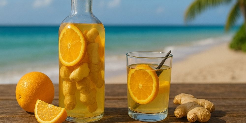 Rhum arrangé orange gingembre : notre recette