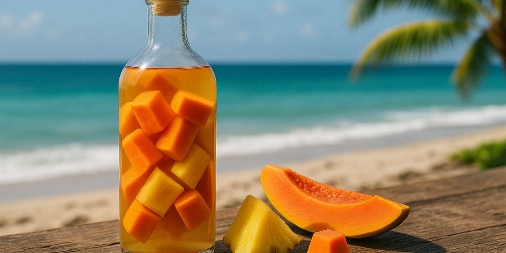 Rhum arrangé papaye ananas : notre recette