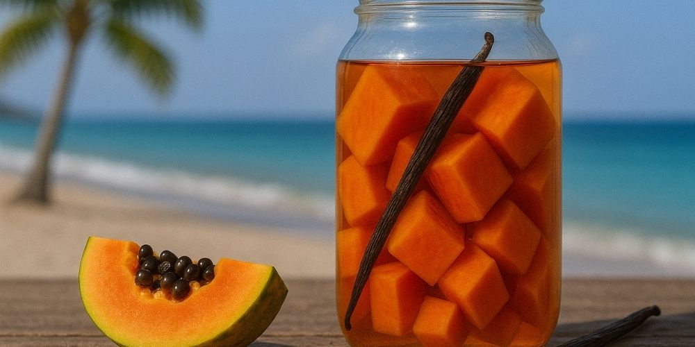 Rhum arrangé papaye vanille : notre recette