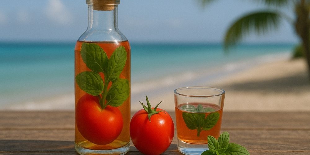 Rhum arrangé tomate basilic : notre recette