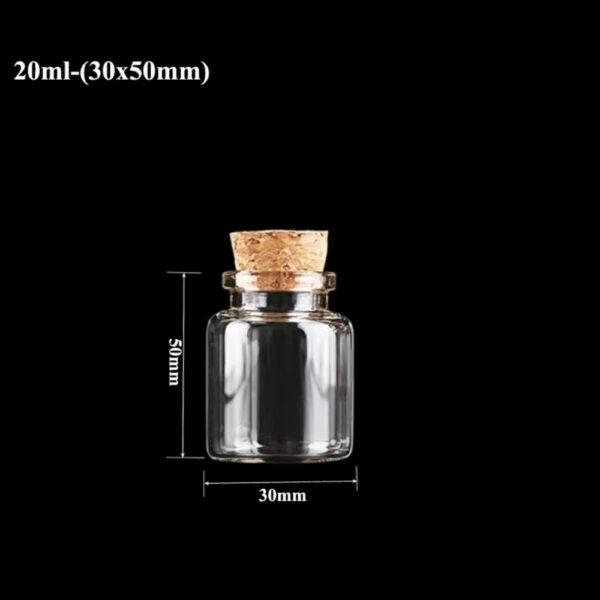 Fiole pour rhum arrangé 20 ml en verre épais