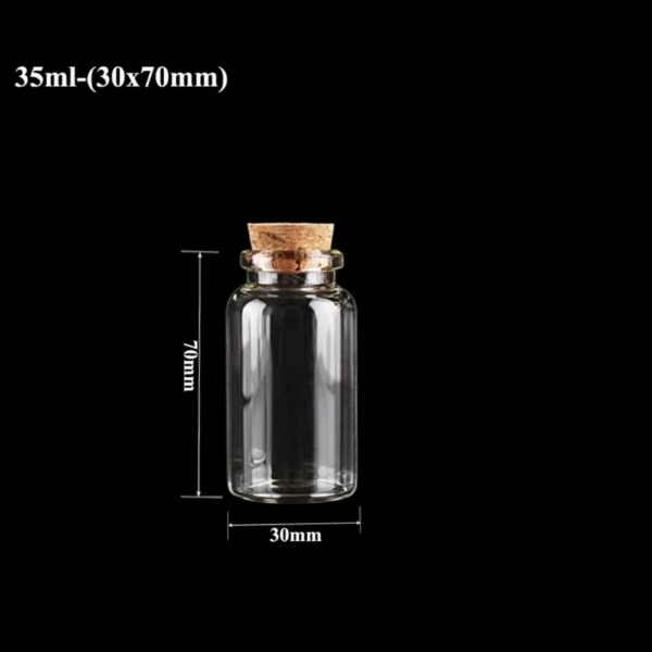 Fiole pour rhum arrangé 35 ml au format allongé