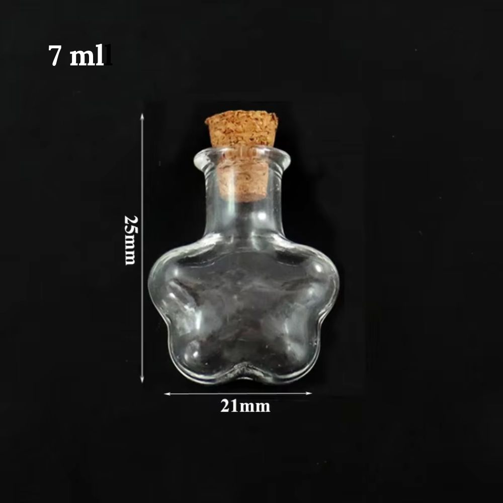 Fiole pour rhum arrangé 7 ml en forme de patte