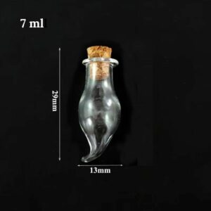 Fiole pour rhum arrangé 7 ml - corne (lot de 5 à 20)