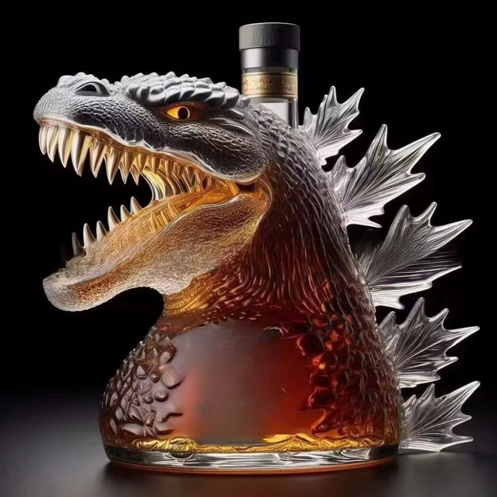 Bouteille Godzilla en verre 350 ml – Image 3